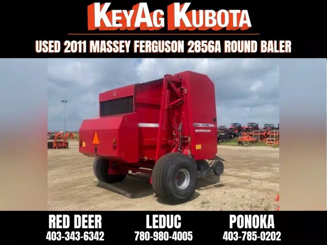 2011 Massey Ferguson 2856A Presse à Balle Ronde