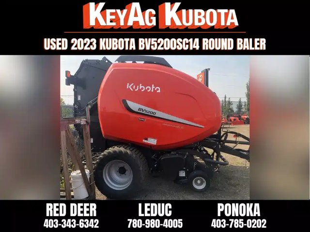 2023 Kubota BV5200SC14 Presse à Balle Ronde