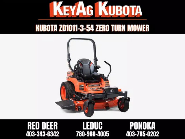 2026 Kubota ZD1011 Tondeuse à rayon de braquage zéro