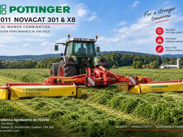 2011 Pottinger NOVACAT 301 Faucheuse à disques