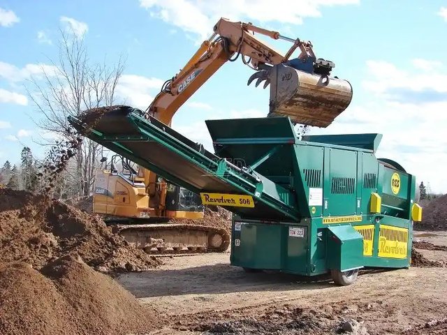 2025 RT508 Topsoil Trommel /Screener Crusher