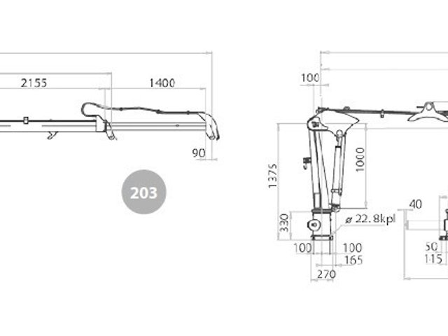 2023 Kesla Extension Boom Kesla 92-104-12MD
