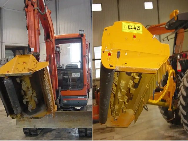 Berti , coupent à angle, de côté et revient en arrière, pour les végétaux et buissons de 2-6 cm. broyeur - marteau