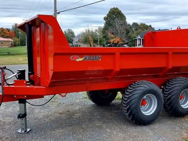 2026 Woody Equipment 6x12 Dompeuse
