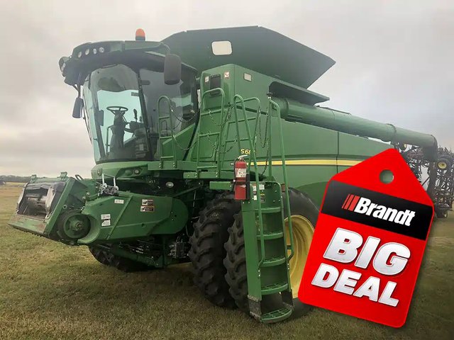 2012 John Deere S680 Batteuse