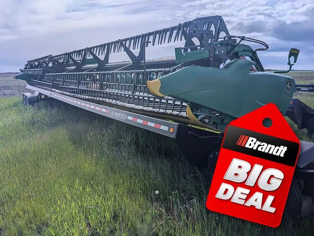 2016 John Deere 640FD Nez - Toile/Tapis