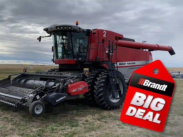 2014 Massey Ferguson 9560 Batteuse