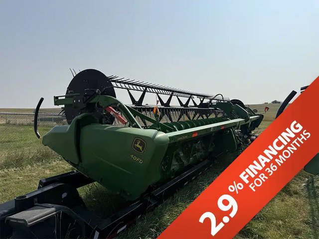 2017 John Deere 640FD Nez - Toile/Tapis