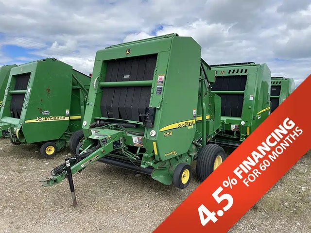 2007 John Deere 568 Presse à Balle Ronde