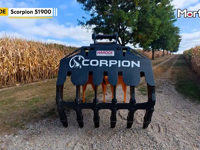 2026 MDE Machinery Scorpion S1900 Grappin