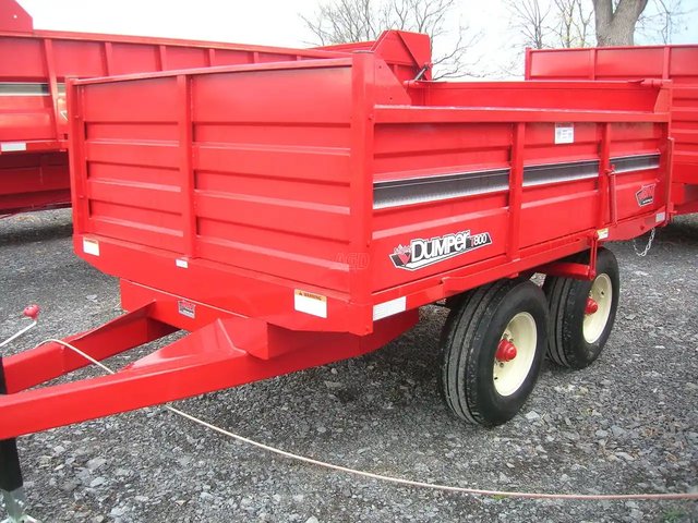 John BM Mfg Ltd. S-800 Mighty Dumper Remorque - Benne