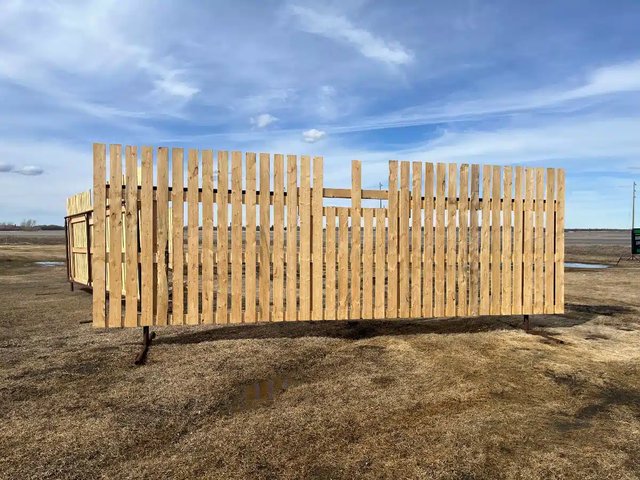 2026 Double Delichte Farms 25' wind panel Clôture