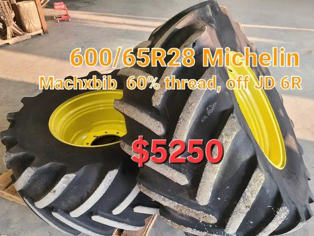 2018 Michelin 600/65R28 Pneus et roues