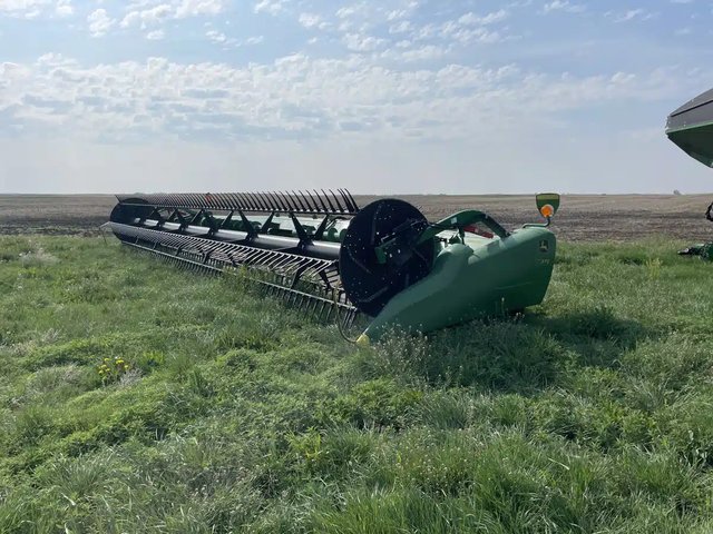 2018 John Deere 635FD Nez - Toile/Tapis