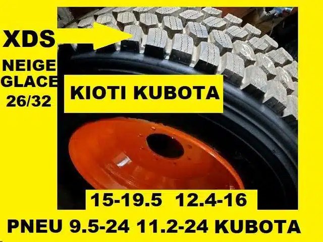 9.5R24 Pneus et roues