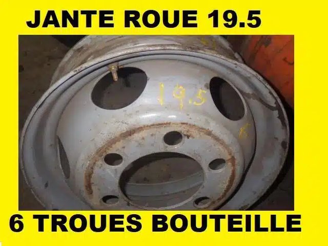 ROUE 19.5 JANTE 225-70R19.5 RIM 6 TROUE BOUTEILLE Pneus et roues