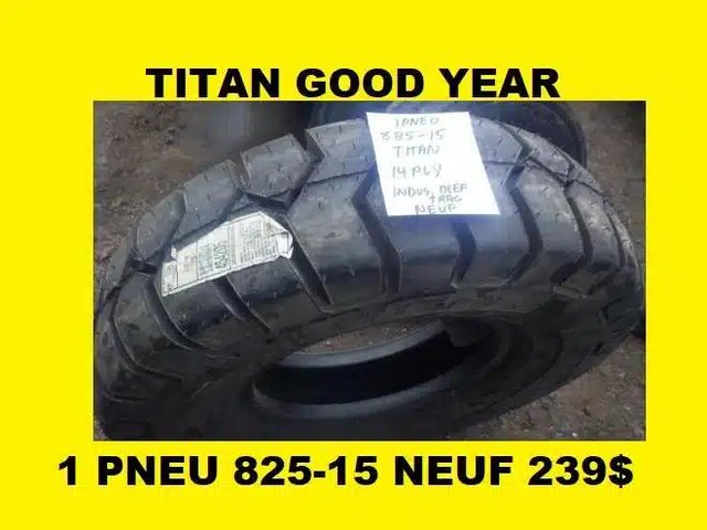 Titan PNEU 825-15 NEUF 825R15 INDUSTRIEL Pneus