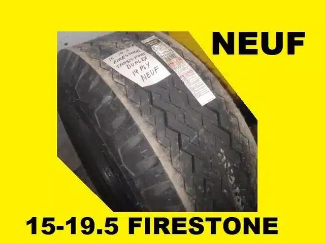 Firestone 15-19.5 Pneus