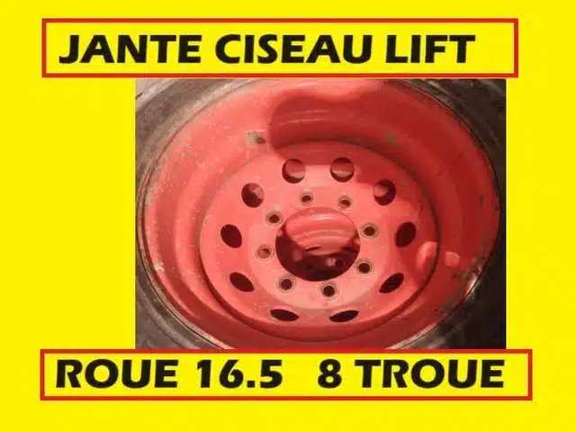 10-16.5 or 12-16.5 Pneus et roues