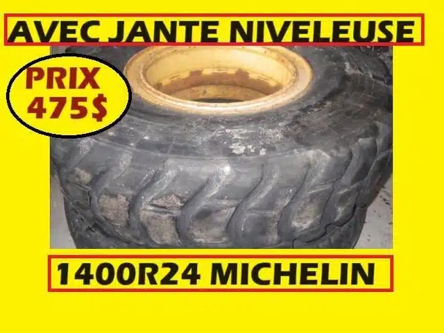Michelin PNEU 1400R24 MICHELIN USAGE 1400-24 MONTER Pneus et roues