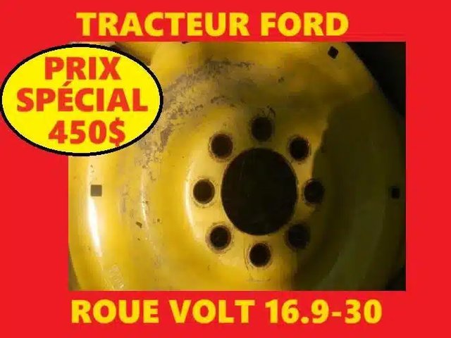 16.9-30 Pneus et roues