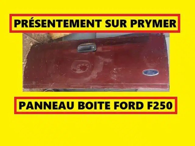 PANNEAU BOITE CAMION FORD F250 OU F350 divers