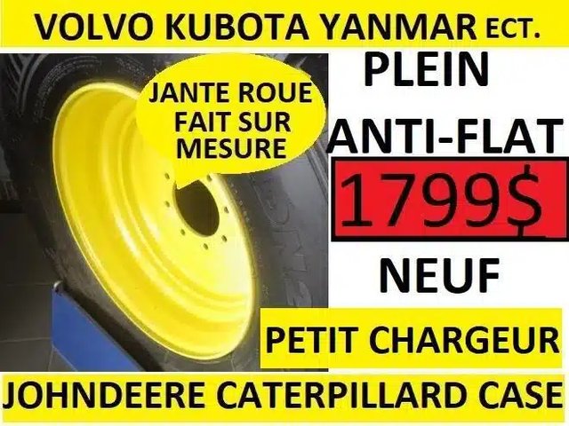 PNEU 400-70R20 PLEIN 405-70R20 ANTI FLAT Pneus et roues