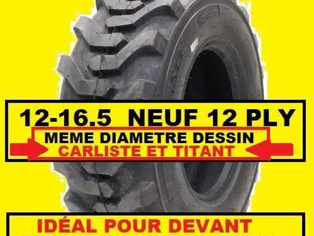 12-16.5 NEUF 12R16.5 Pneus