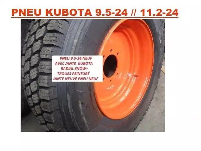 11.2R24 Pneus et roues