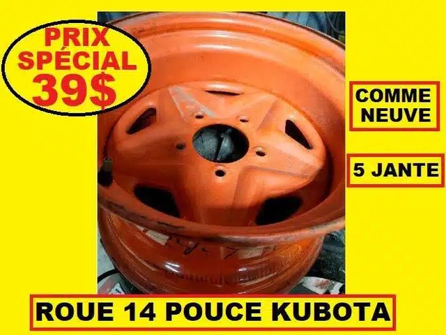 24-9.50-14 Pneus et roues