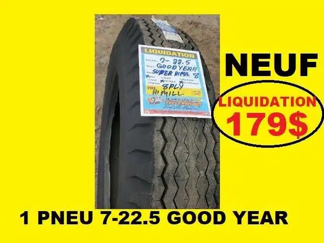 Goodyear PNEU 7-22.5 NEUF 7R22.5 GOOD YEAR Pneus