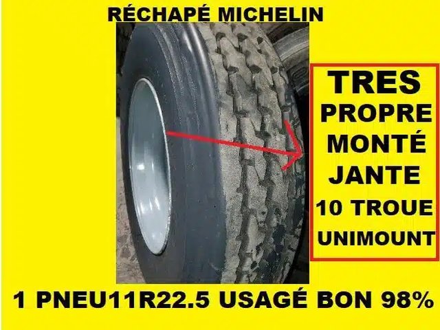 Michelin 11R22.5 Pneus et roues