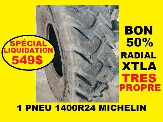 Michelin PNEU 1400R24 MICHELIN 1400-24 USAGE Pneus