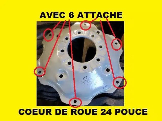 24 pouce Pneus et roues