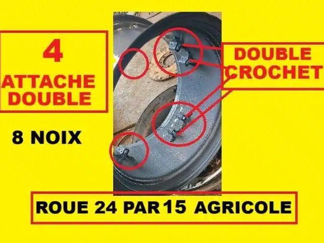16.9-24 Pneus et roues