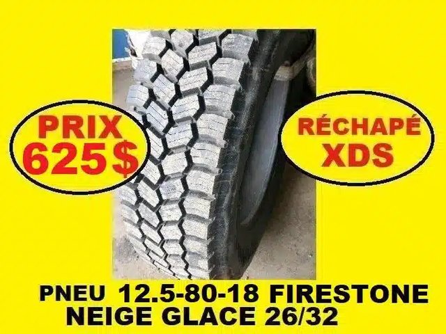 Firestone PNEU 12.5-80-18 RECHAPE A NEUF XDS 340-80R18 OU 335-80R18 Pneus