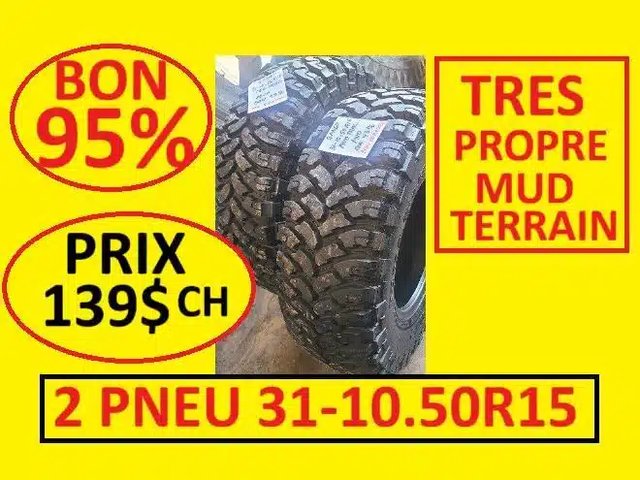 31-10.50R15 Pneus