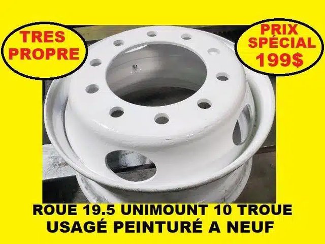 19.5x7.5 Pneus et roues