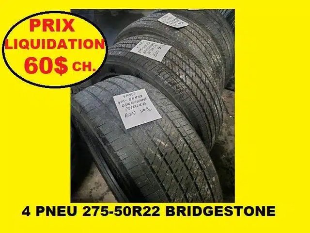 Bridgestone 275-50R22 Pneus