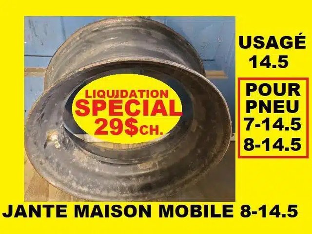 8-14.5 Pneus et roues