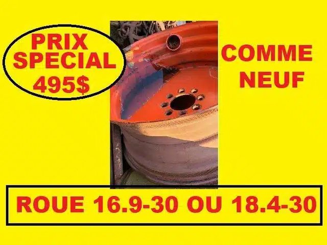 16.9-30 Pneus et roues