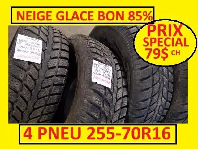 GT Radial PNEU 255-70R16 NEIGE GLACE 245-75R16 Pneus