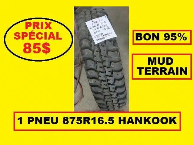 875R16.5 Pneus