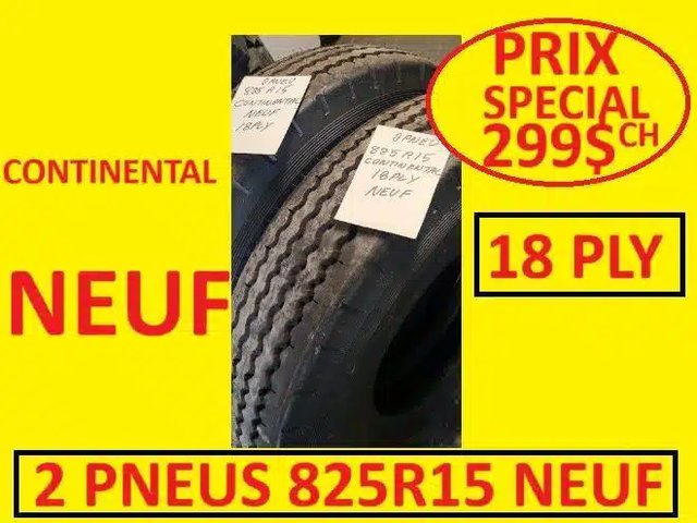 Continental 825R15 Pneus