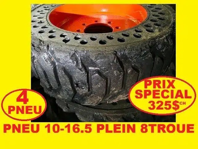 10-16.5 Pneus et roues
