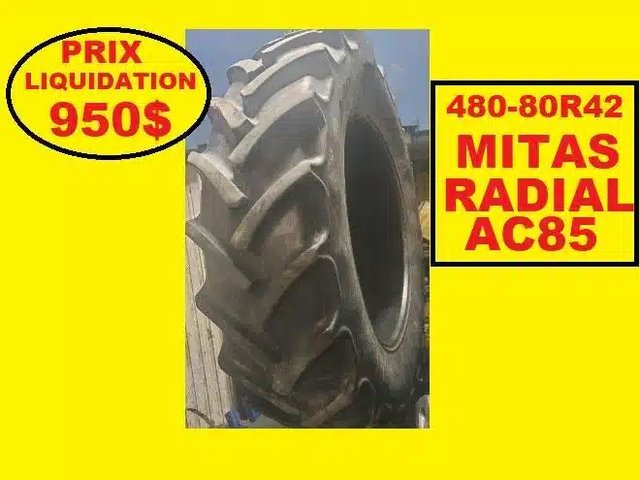 Mitas PNEU 480-80R42 MITAS 18.4R42 RADIAL 460-85R42 Pneus