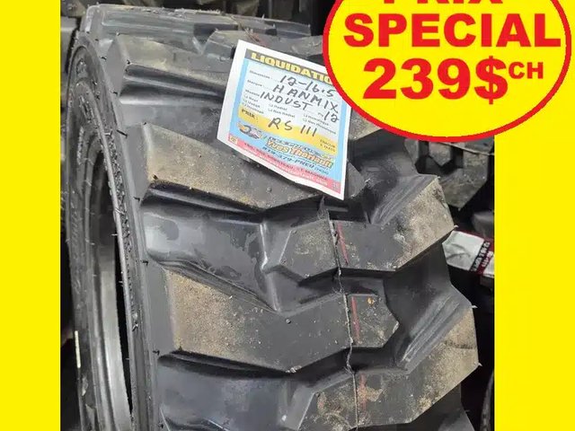 PNEU 12-16.5 NEUF 12R16.5 INDUSTRIEL