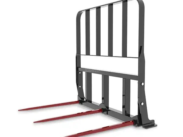 HLA Attachments TE55BO500 Three Prong Bale Spear c/w Guard Pic à Balle
