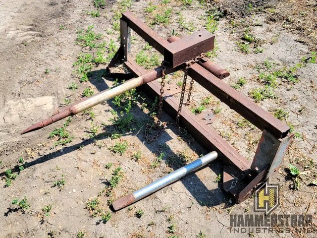 Tractor Loader Bale Fork Spears Fourche à balle