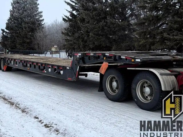 2008 EDMONTON TRAILER Tridem 45 Ton 42 Ft Scissor Neck Semi Trailer